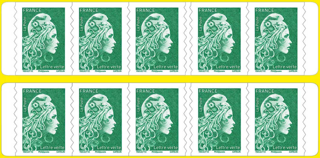 Le prix d’un carnet de timbre La Poste pour 2023