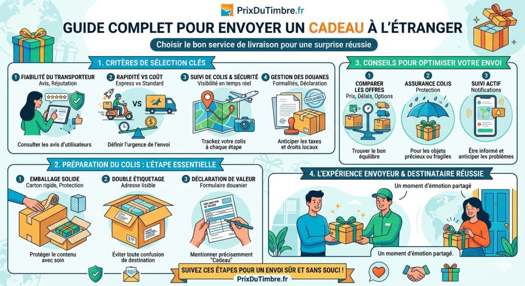 Envoyer un cadeau à un proche à l'étranger, le guide complet.