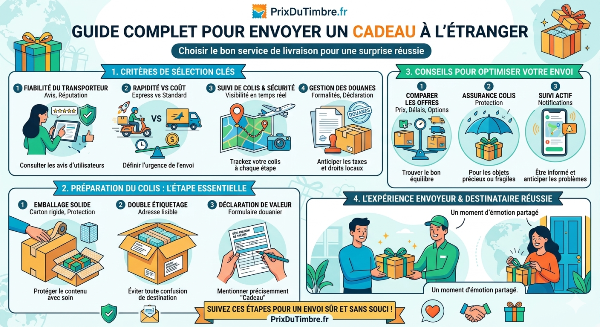 Envoyer un cadeau à un proche à l'étranger, le guide complet.